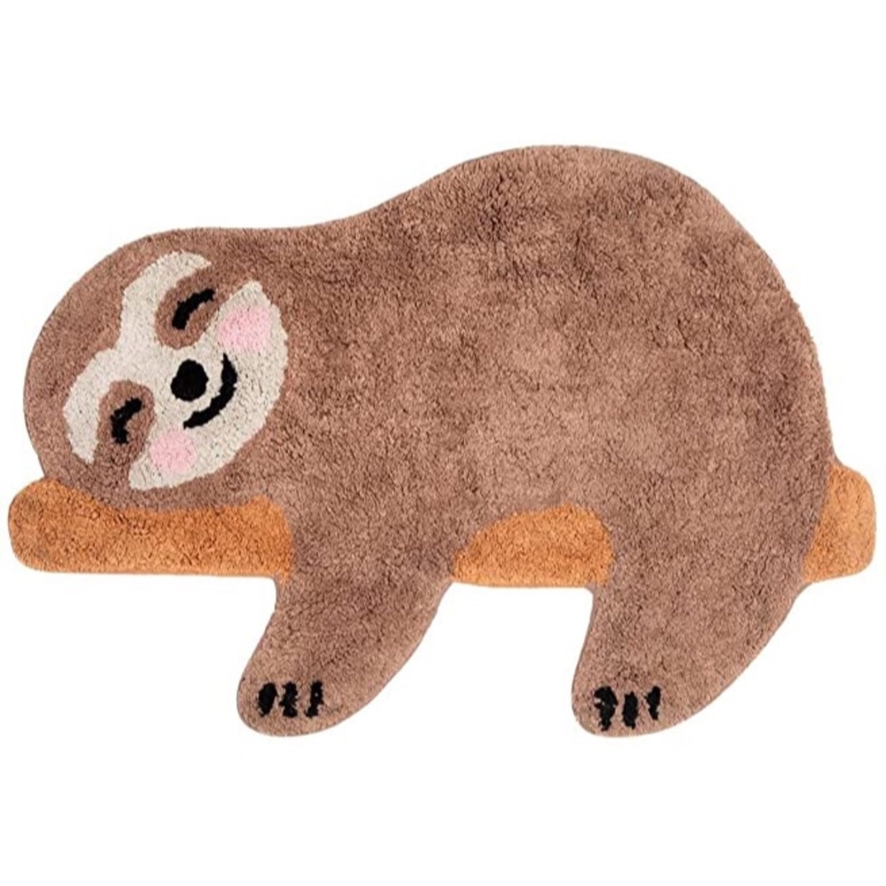 NWT Cute Kid's Sleepy Sloth Rug